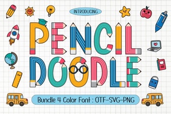 Doodle Fonts for Creative Projects and Handmade Designs
