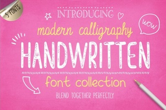 Creative Projects with Handwritten Fonts