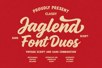 Jaglend Duo Font: Modern Typography for Creative Projects