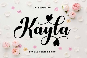 Kayla Font: Creative Ideas for Graphic Projects