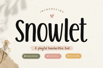 Snowlet Font: Creative Designs & Free Projects
